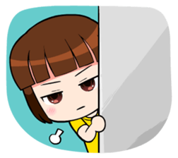 little cute girl Dotori sticker #5003642