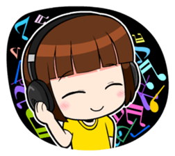 little cute girl Dotori sticker #5003650