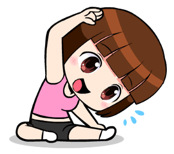 little cute girl Dotori sticker #5003651