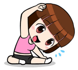 little cute girl Dotori sticker #5003651