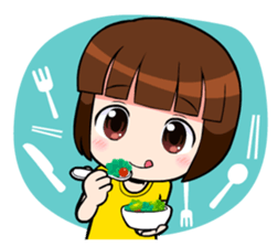 little cute girl Dotori sticker #5003653
