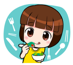 little cute girl Dotori sticker #5003653