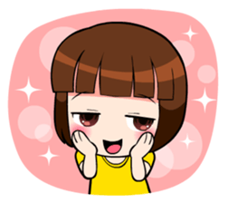 little cute girl Dotori sticker #5003655