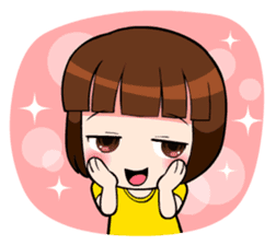 little cute girl Dotori sticker #5003655