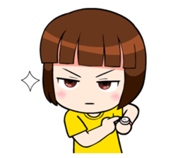 little cute girl Dotori sticker #5003656