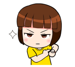 little cute girl Dotori sticker #5003656