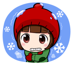 little cute girl Dotori sticker #5003659