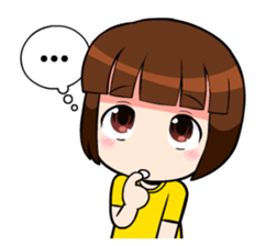 little cute girl Dotori sticker #5003660