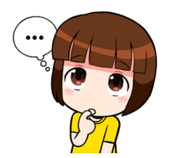 little cute girl Dotori sticker #5003660