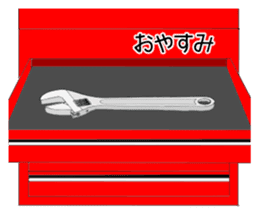 Monkey Wrench sticker #5004103