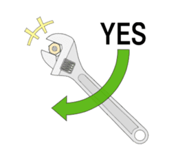 Monkey Wrench sticker #5004108