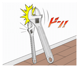 Monkey Wrench sticker #5004117