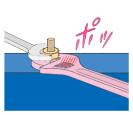 Monkey Wrench sticker #5004138