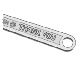 Monkey Wrench sticker #5004141