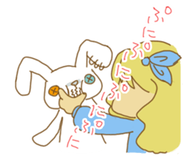 alice in wonderfool land sticker #5004463