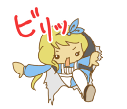alice in wonderfool land sticker #5004464