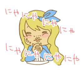 alice in wonderfool land sticker #5004465