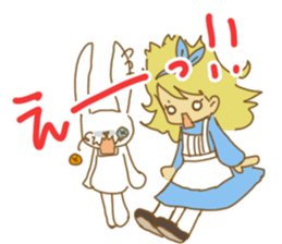 alice in wonderfool land sticker #5004466