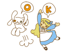 alice in wonderfool land sticker #5004471
