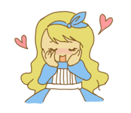 alice in wonderfool land sticker #5004475