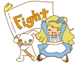 alice in wonderfool land sticker #5004477