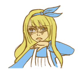 alice in wonderfool land sticker #5004479