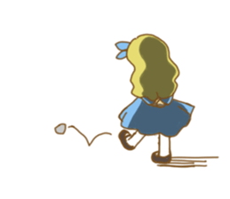 alice in wonderfool land sticker #5004480