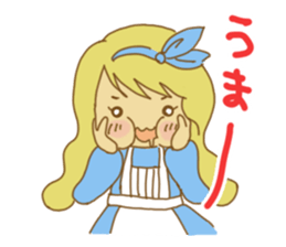 alice in wonderfool land sticker #5004481