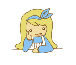 alice in wonderfool land sticker #5004485