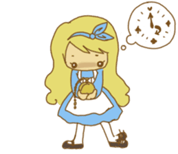 alice in wonderfool land sticker #5004490