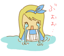 alice in wonderfool land sticker #5004494