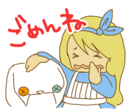 alice in wonderfool land sticker #5004495