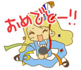 alice in wonderfool land sticker #5004496