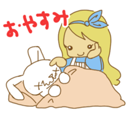 alice in wonderfool land sticker #5004500