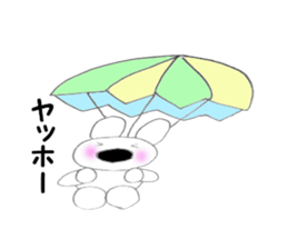 Nose big rabbit and Friends5 sticker #5004544