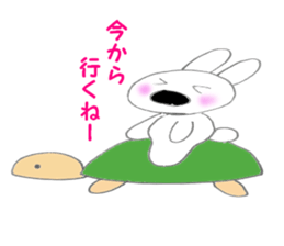 Nose big rabbit and Friends5 sticker #5004548