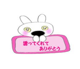 Nose big rabbit and Friends5 sticker #5004558