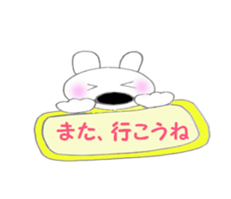 Nose big rabbit and Friends5 sticker #5004559