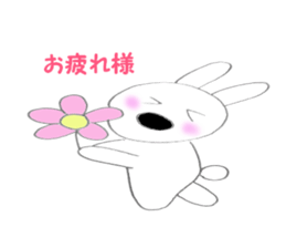 Nose big rabbit and Friends5 sticker #5004566