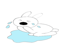 Nose big rabbit and Friends5 sticker #5004567