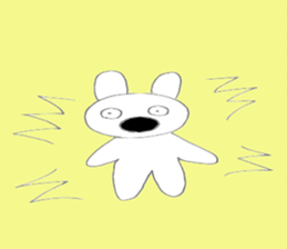 Nose big rabbit and Friends5 sticker #5004571