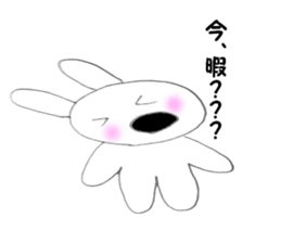 Nose big rabbit and Friends5 sticker #5004574