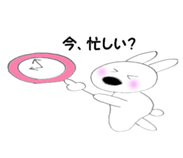 Nose big rabbit and Friends5 sticker #5004575