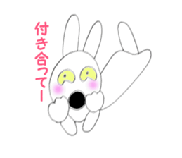 Nose big rabbit and Friends5 sticker #5004578