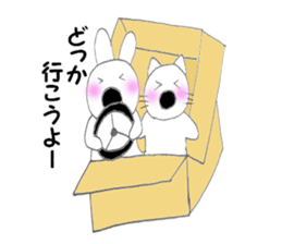 Nose big rabbit and Friends5 sticker #5004579