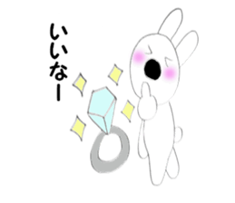 Nose big rabbit and Friends5 sticker #5004581