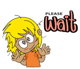 Yellow Hair sticker #5004704