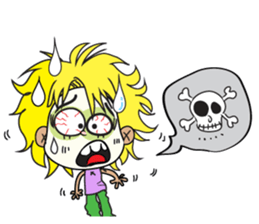 Yellow Hair sticker #5004707