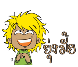 Yellow Hair sticker #5004709