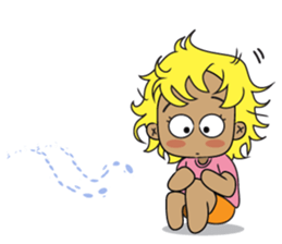 Yellow Hair sticker #5004710